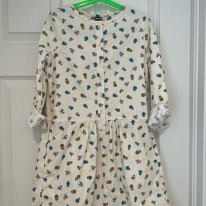 Floral Button-Down Dress